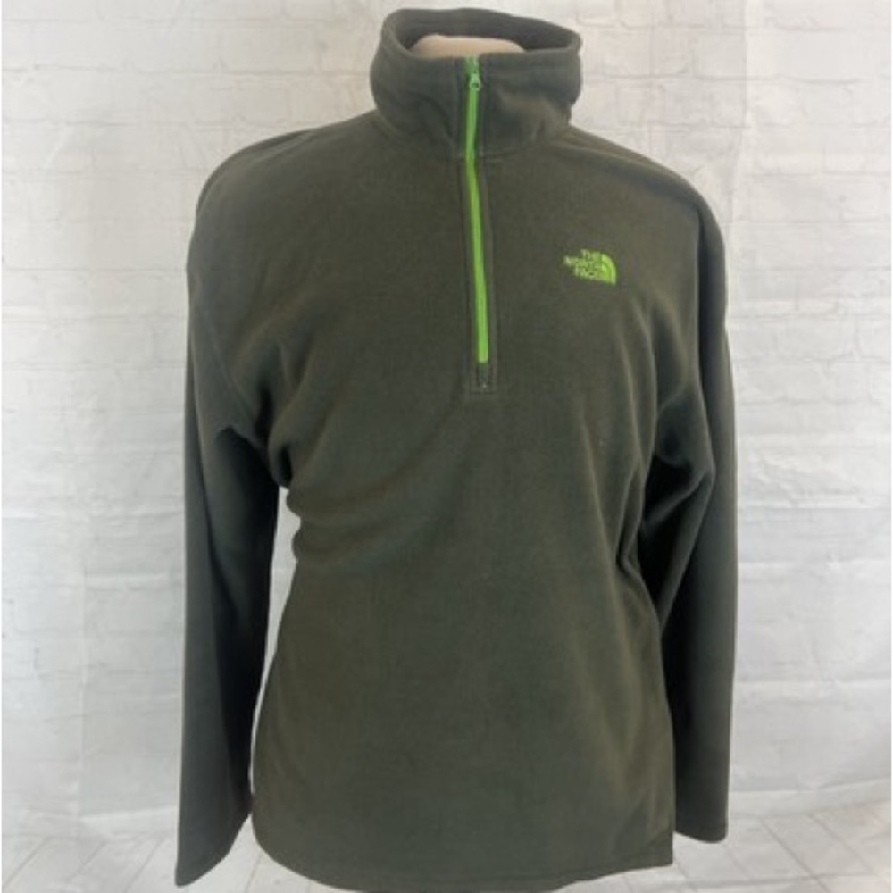 The North Face Olive Fleece Jacket